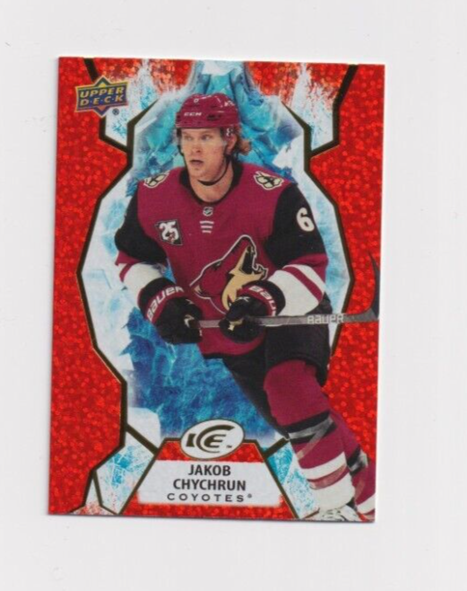 2021-22 Upper Deck Ice ORANGE 34 Jakob Chychrun ARIZONA COYOTES