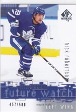 20/21 SP AUTHENTIC..NICK ROBERTSON..RETRO FUTURE WATCH../500.# RFW-8.MAPLE LEAFS