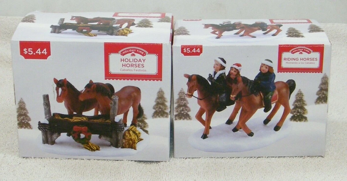 NUEVO TIEMPO DE VACACIONES CABALGATAS DE NAVIDAD Y CABALLOS DE VACACIONES WALMART VILLAGE ACCESORIO