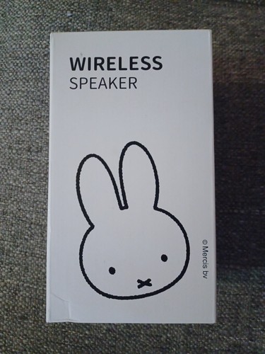MIPOW × Miffy Collaboration Bluetooth Wireless Speaker Light Blue New