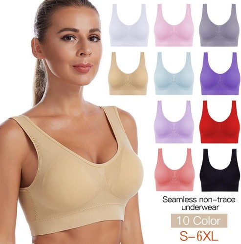 Comfortable Anti-Saggy Breasts Bra, Plus Size Wireless Bras for Large Breasted - Picture 3 of 17