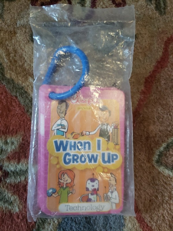 2006 Chick-Fil-A (3) When I Grow Booklet Keychains Technology New