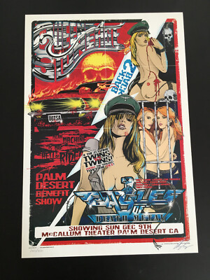 Queens of the Stone Age/EODM Palm Desert Original Concert Poster by Rhys Cooper