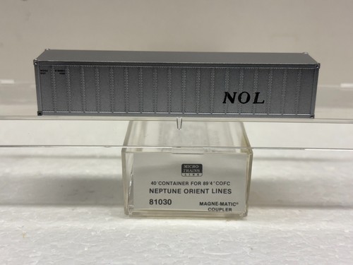 N Scale Micro Trains MTL 81030 Neptune Orient Lines NOSU 4180892 ...