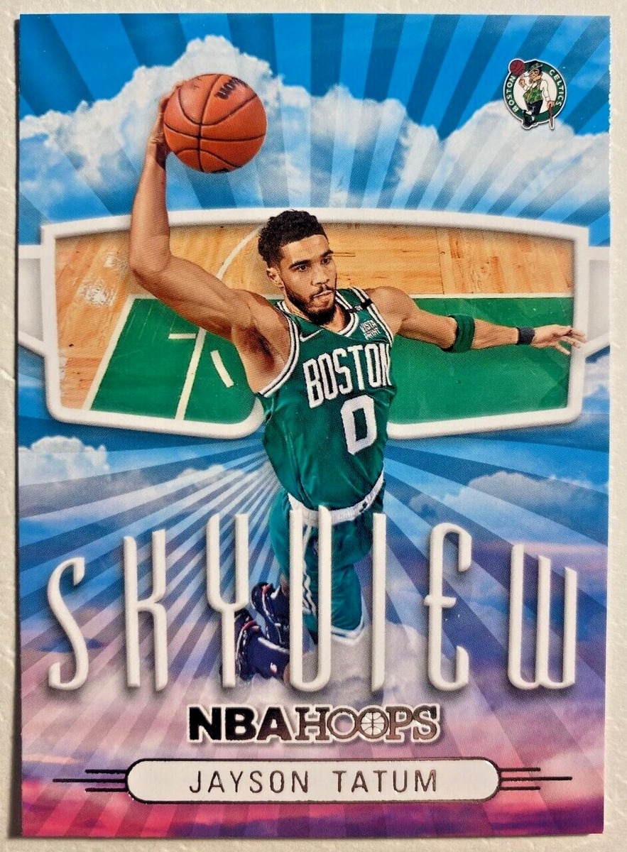 2022-23 Panini NBA Hoops Jayson Tatum #9 Skyview Insert - Celtics ...