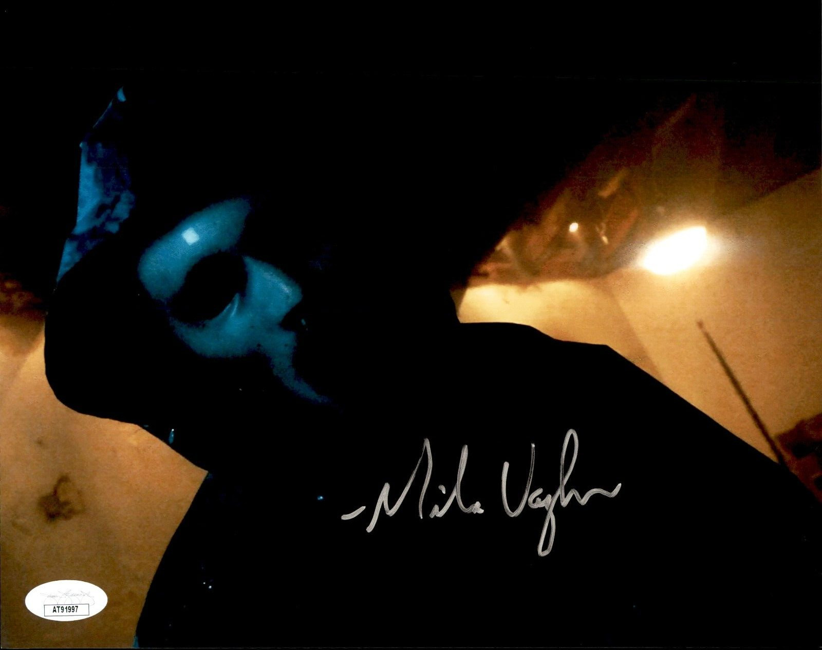Mike Vaughn Signed MTV Scream "Ghostface" 8x10 Photo #8 JSA COA