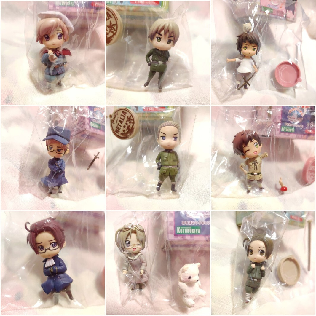 Axis Powers Hetalia One Coin Figure - Germany England Spain Canada