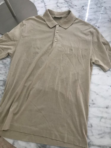 Men's LOEWE 100% Cotton Embroidered Logo Polo Shirt Size Medium ITALY - Picture 9 of 13