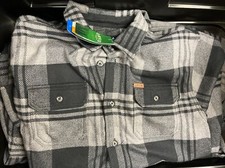 Orvis Men s Heavyweight Double Brushed Flannel Shirt, Ale Gray Plaid M,L,XL
