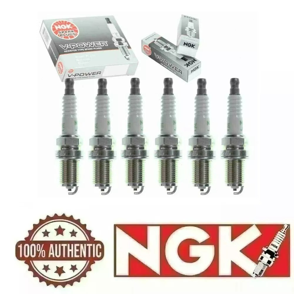 Quantity 6 NGK BKR5E 7938 V-Power Spark Plugs