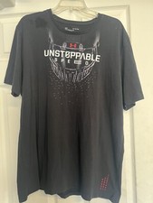 Under Armour Heatgear Men’s Football Unstoppable Speed Black T-shirt  Size XL