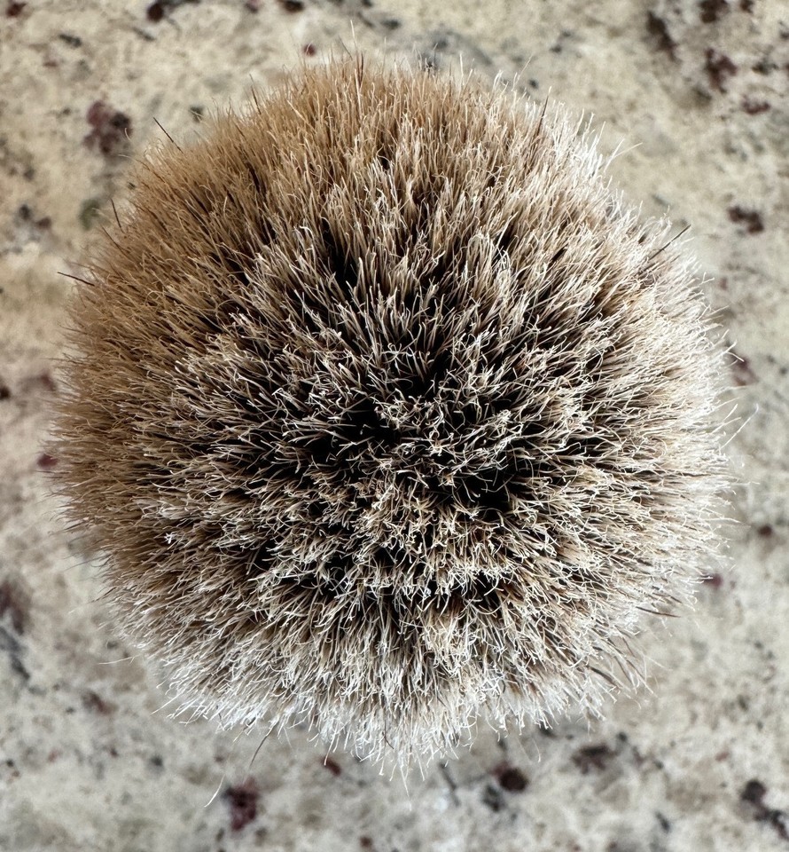 Kent Shaving Brush Pure SilverTipped Badger Brush BLK4 Small