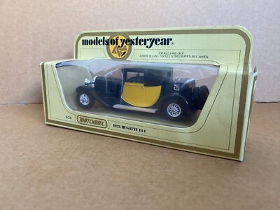 Matchbox Models Of Yesteryear 1928 Bugatti T44, 1:38 Scale, Die