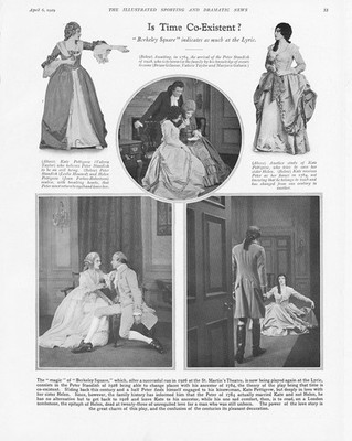 Szenen aus dem ''Berkeley Square'' im Lyric Theatre - Vintage Print 1929
