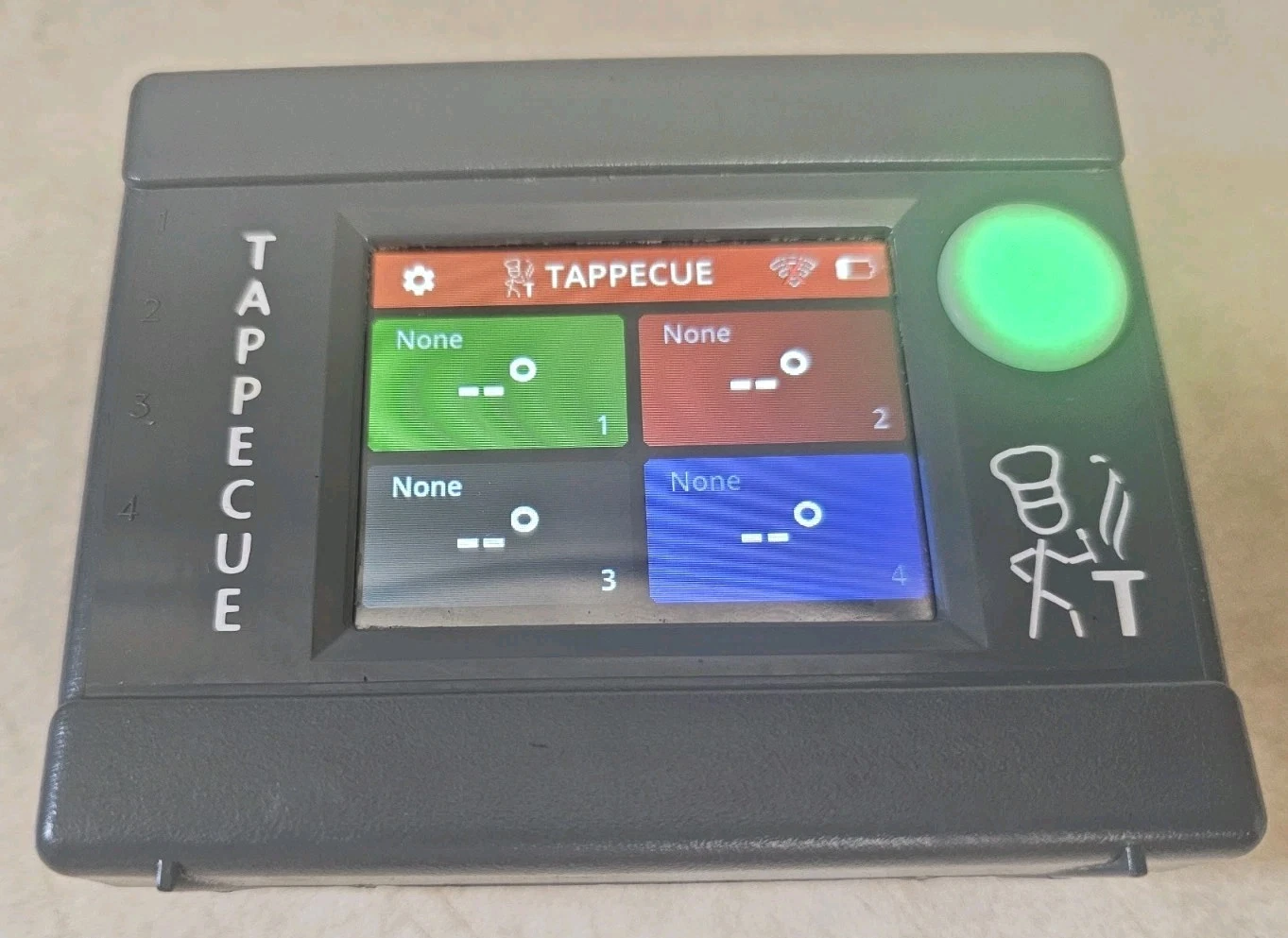 Tappecue 3 Touch 4 Channel Temperature Monitor Only
