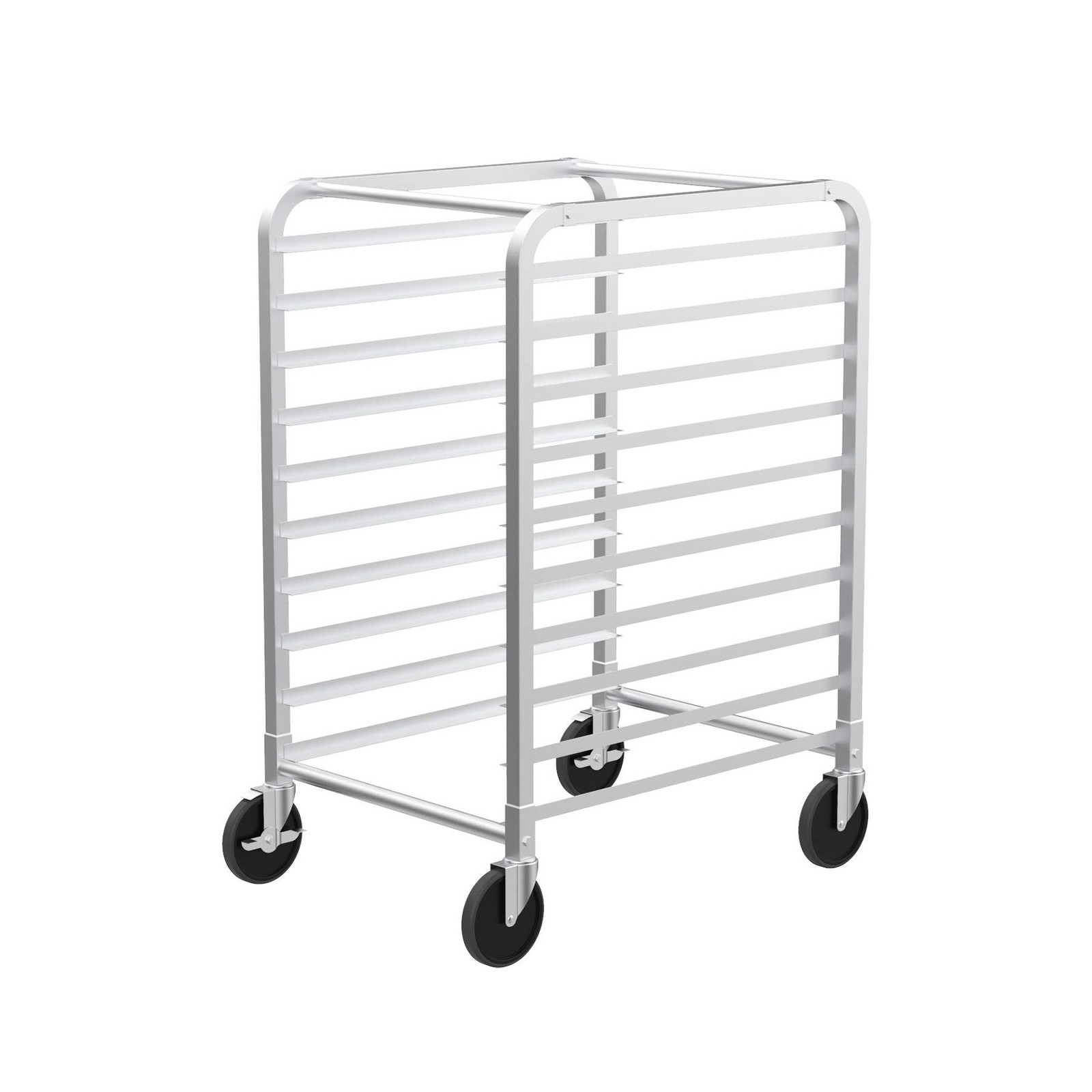 VINGLI 10-Tier Bakery Rack Commercial Stainless Steel Bun Pan Sheet Rack with...
