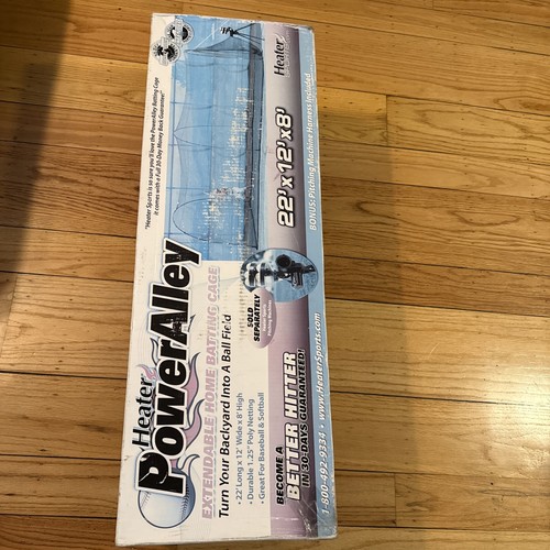 Heater Sports PA199 PowerAlley Baseball and Softball Batting Cage Net and Frame
