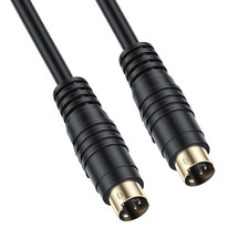 S Video Cable, 4-Pin Connector Male to Male S-Video Cable, Svideo Cables Compati