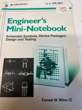 RADIO SHACK ENGINEERS MINI-NOTEBOOK SCHEMATIC SYMBOLS DEVICE PACKAGES ETC