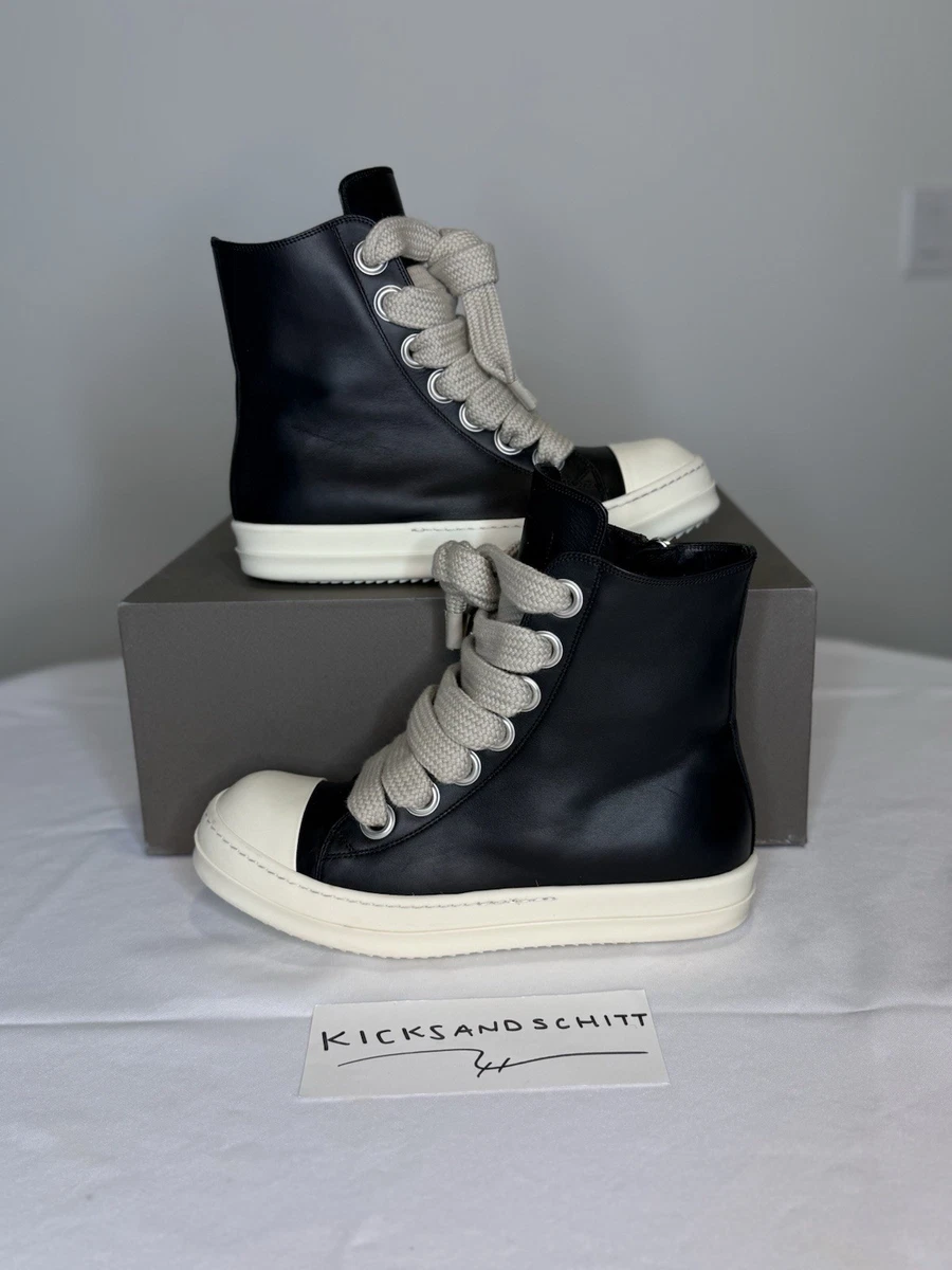 Rick Owens Leather Upper Solid Casual Shoes for Men for sale | eBay