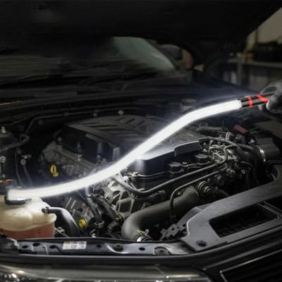 Flexible LED Flashlight Stick Bendable Work Light Mechanic Car Repair Inspection