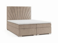 Modernes Beiges Bett 140 X 200 Weiches Bett LuxuriöSe Betten SchlafzimmermöBel