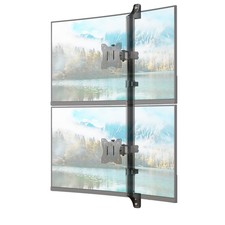 Dual Monitor Wall Mount - Vertical Stacked Monitor Wall Mount for 17-32 inch ...