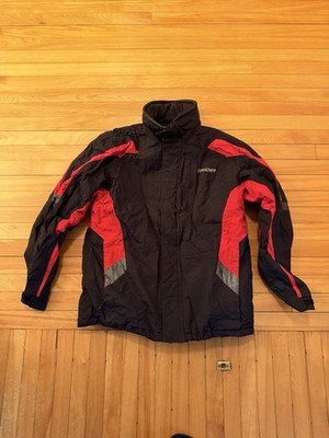 Spyder Ski Leader Jacket Men's Large Black And Acent Of Red Nice Condition