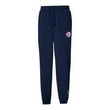 PUMA Classics Now  Then Sweatpants Mens Blue Casual Athletic Bottoms 62399415