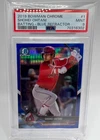 2018 Bowman Chrome Shohei Ohtani Batting Blue Refractor #/150 PSA 9 RC #1