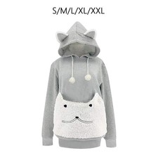 Pet Hoodies Sweatshirt, l&auml;ssige gro&szlig;e Tasche, Katzen-Hundehalter,