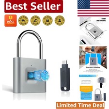 Smart Biometric Padlock - Portable Quick Unlock, Rustproof Durable Design