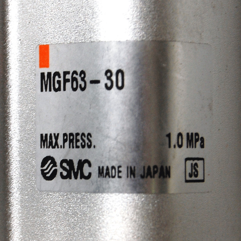 SMC Pneumatics MGF63-30 Guided Air Cylinder w/ 2 Balluff Magnetic Field Sensors