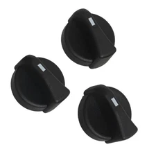 3Pcs AC Heater Control Knobs Replacement Kit For Peterbilt Models 1987-2011