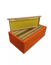 MELARIO VERNICIATO PER ARNIE A 6 FAVI E TELAINI CON CERA -  APICOLTURA