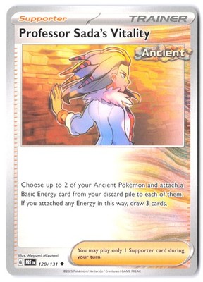 Professor Sada's Vitality 120/131 SV: Prismatic Evolutions NM