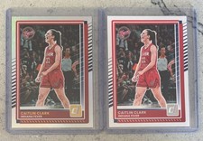 WNBA! Caitlin Clark 2-card lot! Silver Holo!