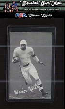 1948-52 Exhibit Black & White (W468) NNO Marion Motley RC Creased