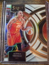 2024 WNBA Select Alyssa Thomas Premier White Prizm 8/99 #172 Connecticut Sun
