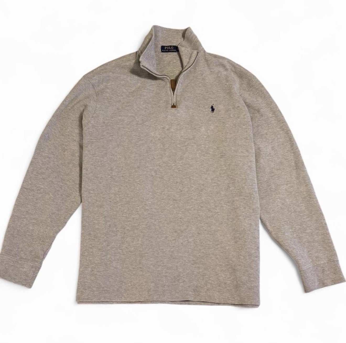 Polo Ralph Lauren Men’s Quarter Zip Pullover – Size XXL – Gray Heather