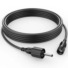 10 Feet Extension Cord, Solar Water Fountain Pump, Power Cable, Outdoor, Garden