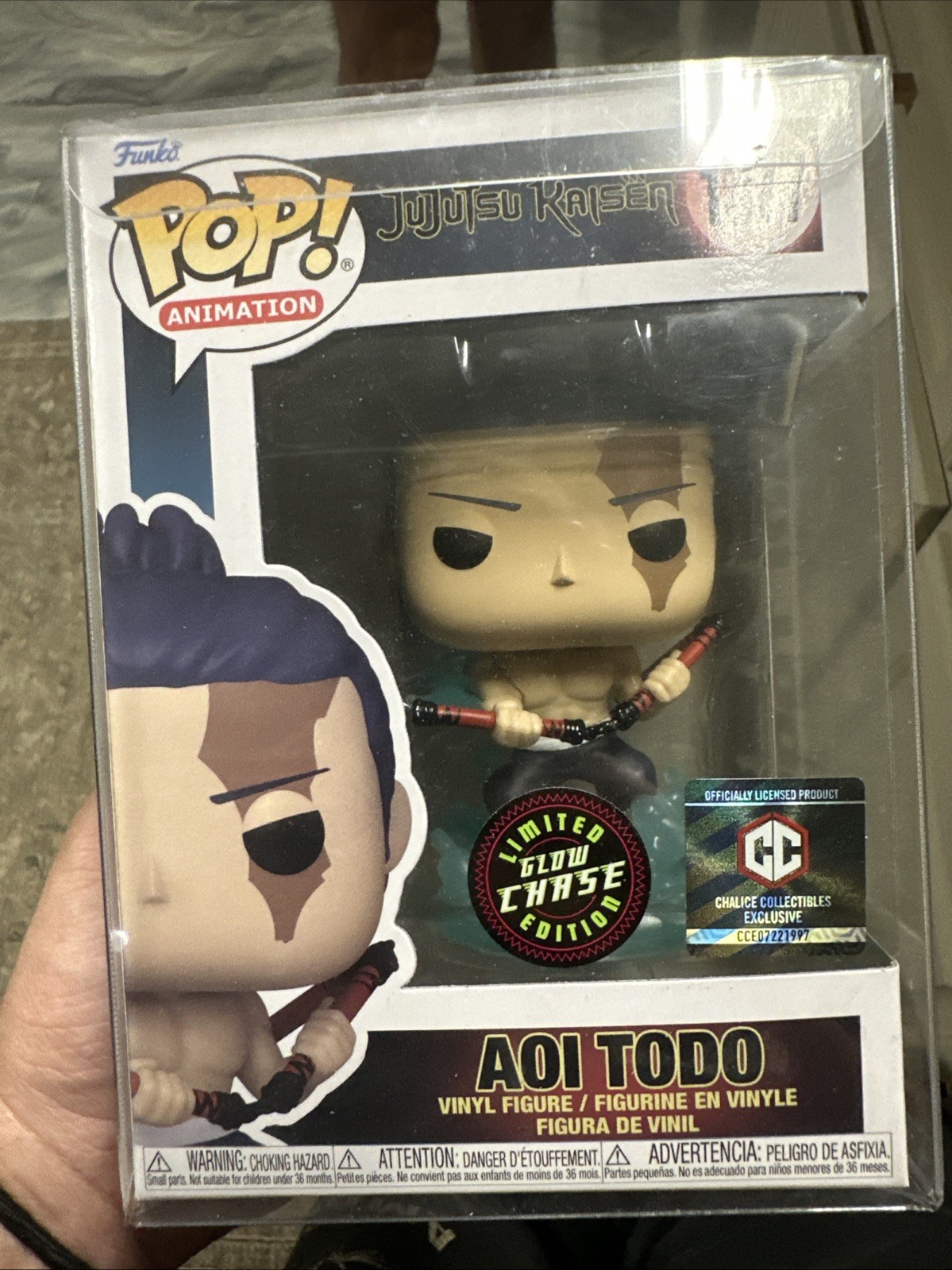 Funko Pop! Jujutsu Kaisen Aoi Todo #1377 Cáliz Exclusivo GITD Chase Edition