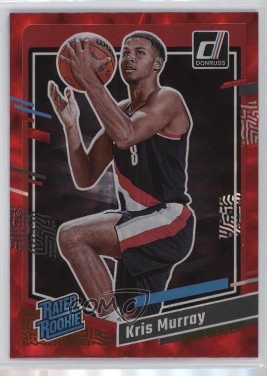 2023-24 Panini Donruss Rated Rookie Red Kris Murray #203 Rookie RC 3s8