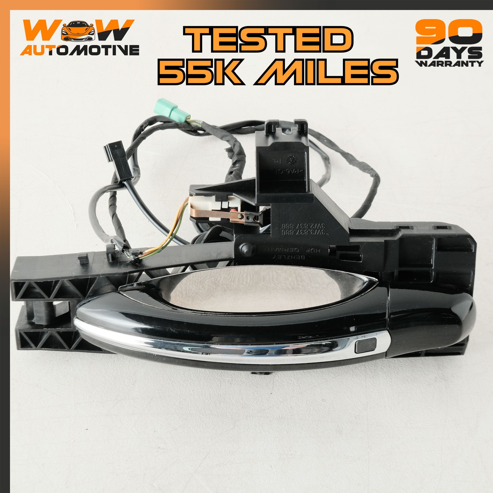 12-17 BENTLEY CONTINENTAL GTC FRONT RIGHT PASSENGER SIDE DOOR HANDLE ASSEMBLY OE