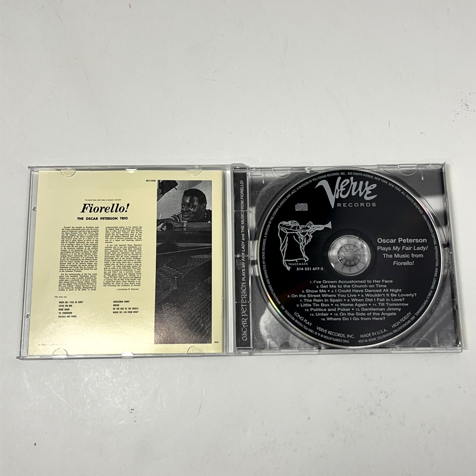 Oscar Peterson - Broadway * In Paris * Side by Side * Compact Jazz CD Bundle VG+