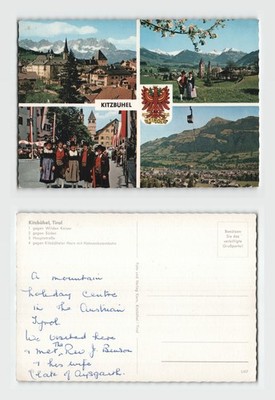 AK - Kitzbühel Österreich Mehransicht Alpenstadt und Tracht UNPO