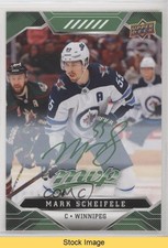 2019-20 Upper Deck MVP Green Script Mark Scheifele #17 READ 8tn