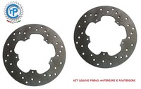 Satz Bremsscheiben Vorne UND Hinten Gilera DNA 180 2001 2003