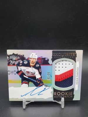 2023-24 Exquisite Collection Adam Fantilli ECH-AF Rookie Auto Patch /25 