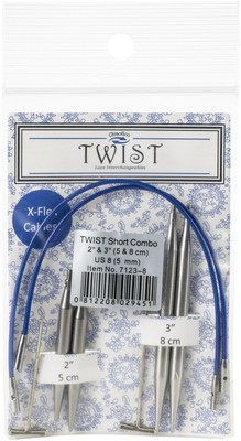 ChiaoGoo TWIST Short Combo Set 2'' & 3''-Size 8/5mm